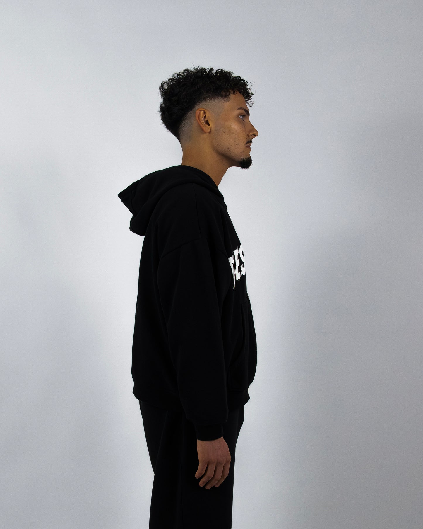 Zip Hoodie - Black