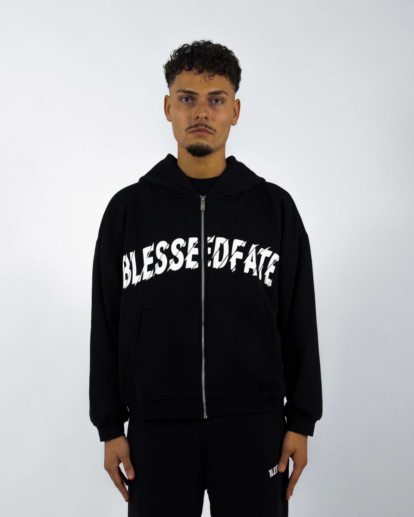 Zip Hoodie - Black
