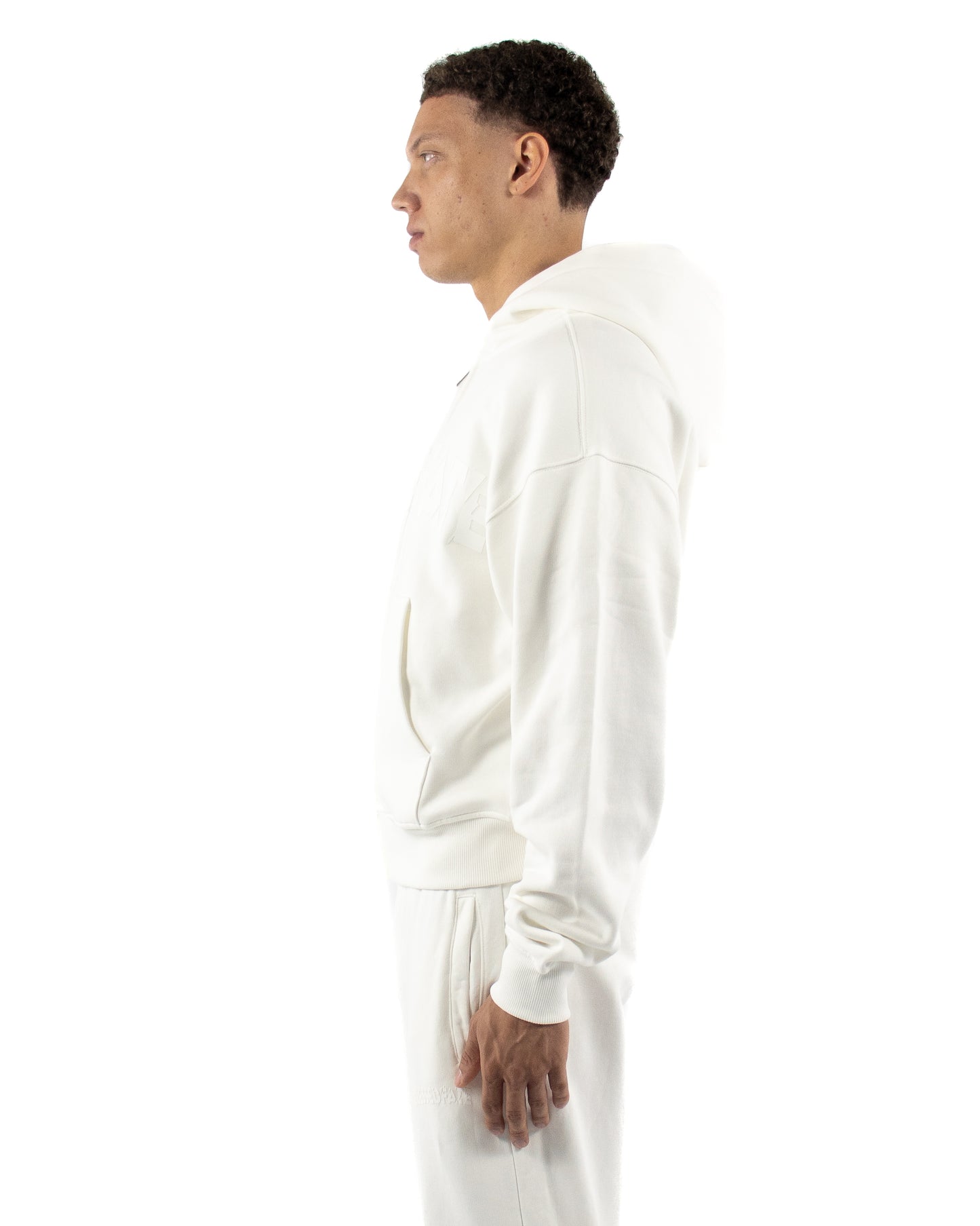 Zip Hoodie - Off White