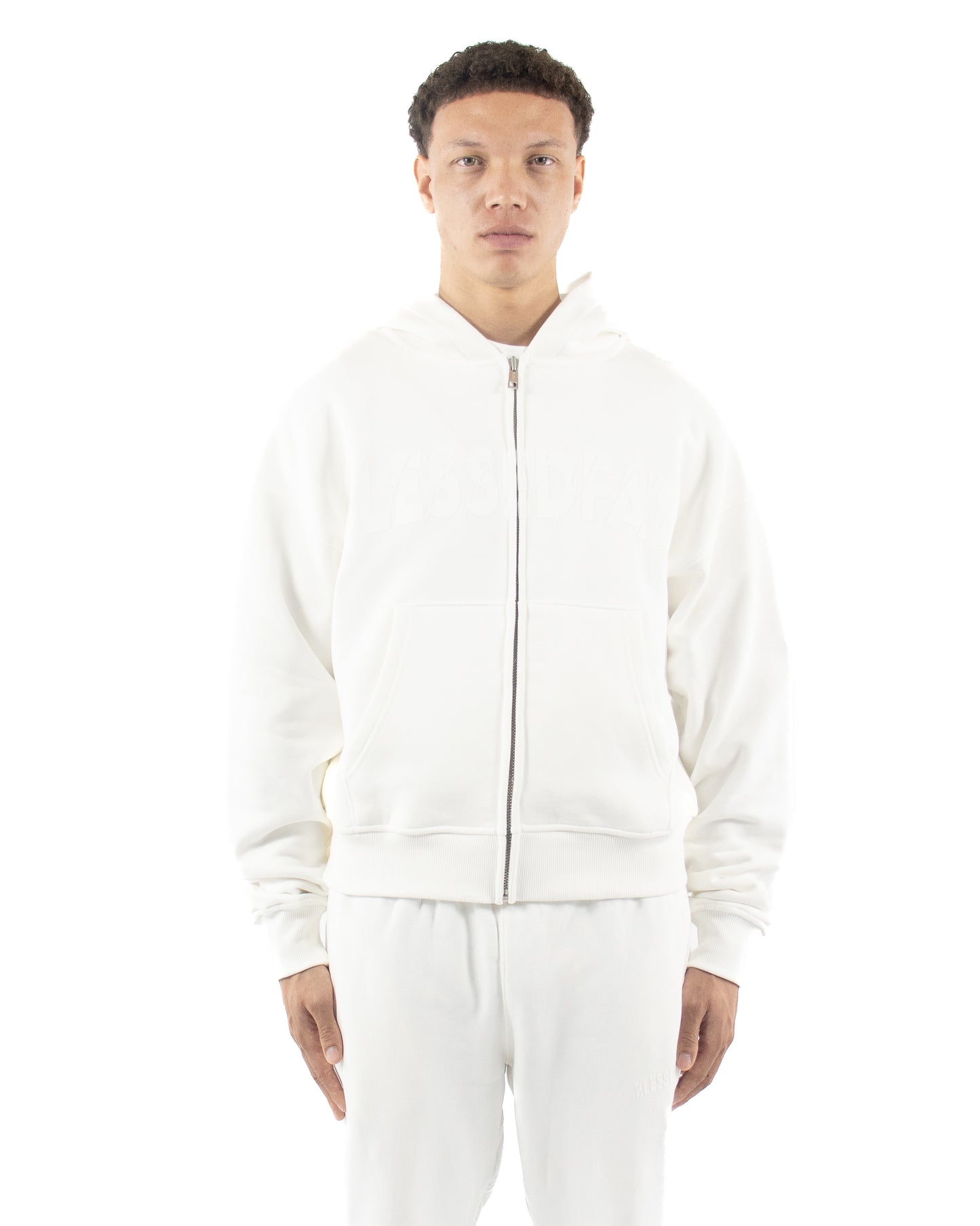 Zip Hoodie - Off White