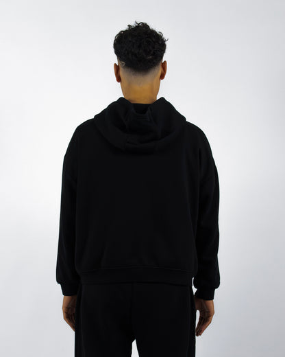 Zip Hoodie - Black